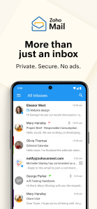 اسکرین شات 1 برنامه Zoho Mail - Email and Calendar