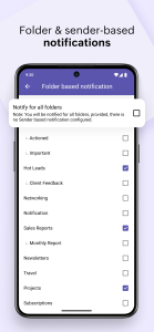 اسکرین شات 2 برنامه Zoho Mail - Email and Calendar