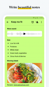 اسکرین شات برنامه Notebook–Notes, Lists, Planner 2