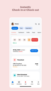 اسکرین شات 1 برنامه Zoho People - HR Management