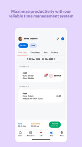 اسکرین شات 3 برنامه Zoho People - HR Management