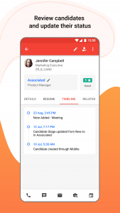 اسکرین شات 4 برنامه Zoho Recruit - Recruiting CRM