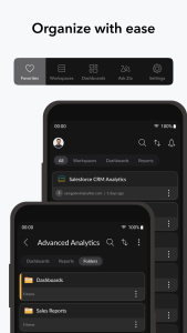 اسکرین شات 7 برنامه Zoho Analytics – Mobile BI