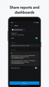 اسکرین شات 2 برنامه Zoho Analytics – Mobile BI