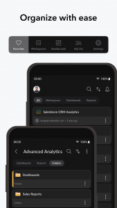 اسکرین شات 7 برنامه Zoho Analytics – Mobile BI