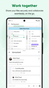 اسکرین شات 5 برنامه Zoho Sheet: Spreadsheet App