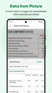 اسکرین شات برنامه Zoho Sheet - Spreadsheet App 3