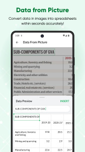 اسکرین شات 3 برنامه Zoho Sheet: Spreadsheet App