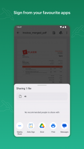 اسکرین شات برنامه Zoho Sign - Fill & eSign docs 7