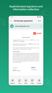اسکرین شات 5 برنامه Zoho Sign - Fill & eSign Docs