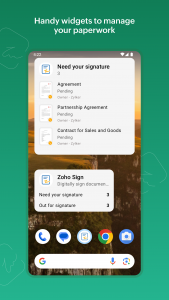 اسکرین شات 6 برنامه Zoho Sign - Fill & eSign Docs