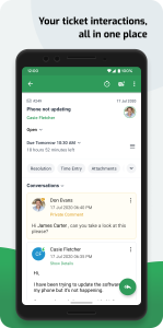 اسکرین شات 3 برنامه Zoho Desk