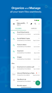 اسکرین شات 1 برنامه Zoho WorkDrive