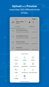اسکرین شات 3 برنامه Zoho WorkDrive