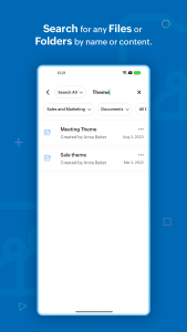 اسکرین شات 5 برنامه Zoho WorkDrive