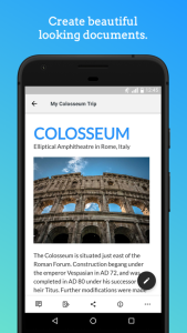 اسکرین شات 1 برنامه Zoho Writer - Document Editor