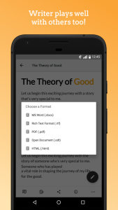 اسکرین شات 3 برنامه Zoho Writer - Document Editor