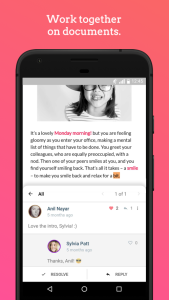 اسکرین شات 2 برنامه Zoho Writer - Document Editor