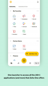اسکرین شات 4 برنامه Zoho One - The Business Suite