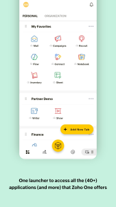 اسکرین شات 4 برنامه Zoho One - The Business Suite