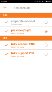 اسکرین شات 8 برنامه ZoiperBeta