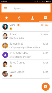 اسکرین شات 4 برنامه ZoiperBeta