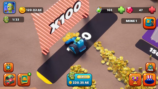 اسکرین شات 6 بازی Idle Zombie Miner: Gold Tycoon