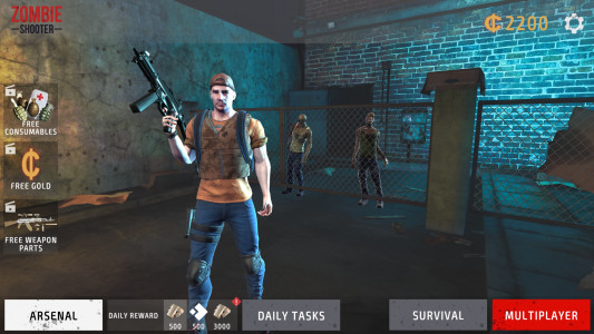 اسکرین شات بازی Zombie Shooter - fps games 2