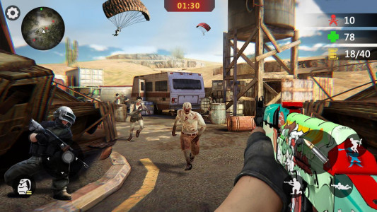 اسکرین شات بازی Zombie 3D Gun Trigger: PvP 6