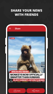 اسکرین شات 4 برنامه Breaking News Memes