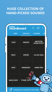 اسکرین شات 1 برنامه Meme Soundboard by ZomboDroid