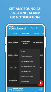 اسکرین شات 6 برنامه Meme Soundboard by ZomboDroid