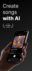 اسکرین شات 1 برنامه AI Song & Music Generator Zona