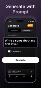 اسکرین شات برنامه AI Song & Music Generator Zona 2