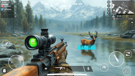 اسکرین شات بازی Deer Hunt Gun Games Offline 6