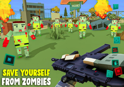 اسکرین شات بازی Zombie Pixel Warrior 3D- The L 1