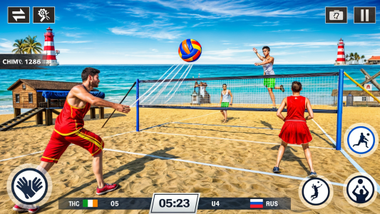 اسکرین شات 1 بازی Volleyball Game 3D Sports Game