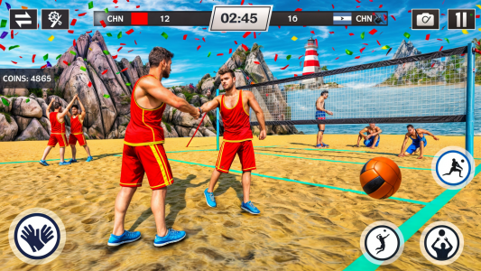 اسکرین شات بازی Volleyball Game 3D Sports Game 3