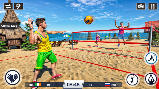 اسکرین شات 2 بازی Volleyball Game 3D Sports Game