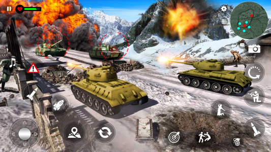 اسکرین شات برنامه War Machines 3D Tank Games 2