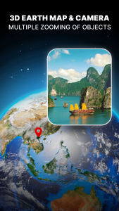 اسکرین شات 1 برنامه Earth Map Zoom & 3D Satellite