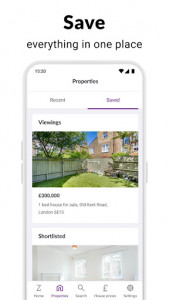 اسکرین شات برنامه Zoopla Property Search UK - Home to buy & rent 3