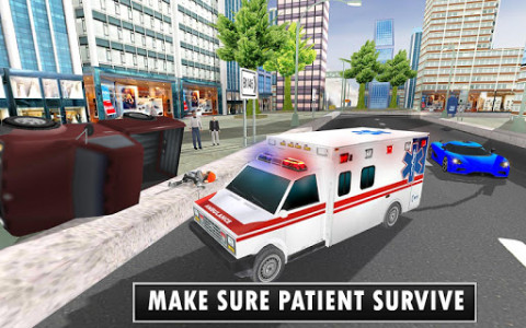 اسکرین شات برنامه Emergency Rescue city ambulance Driving 7
