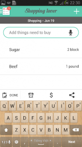 اسکرین شات 4 برنامه Shopping Lover - Shopping List & Grocery List Free