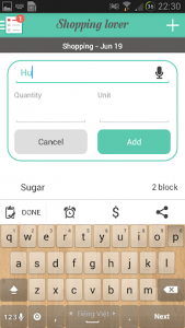 اسکرین شات 3 برنامه Shopping Lover - Shopping List & Grocery List Free