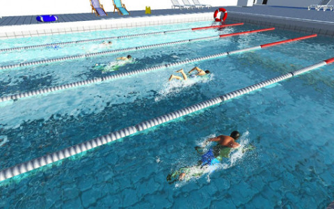 اسکرین شات بازی Real Swimming Pool Race - Swimming Season 2018 4