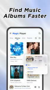 اسکرین شات 2 برنامه Magic Music Player