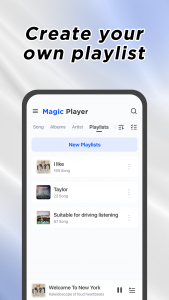 اسکرین شات برنامه Magic Music Player 5