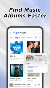 اسکرین شات برنامه Magic Music Player 2