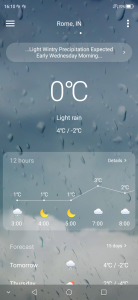 اسکرین شات 1 برنامه Weather